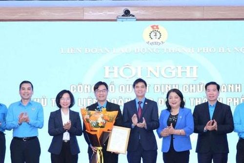 Đồng chí Nguyễn Văn Thắng giữ chức Chủ tịch LĐLĐ thành phố Hà Nội