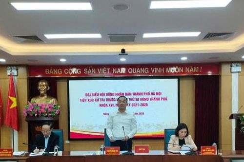 Cử tri Hà Nội kiến nghị giải quyết nhiều vấn đề dân sinh