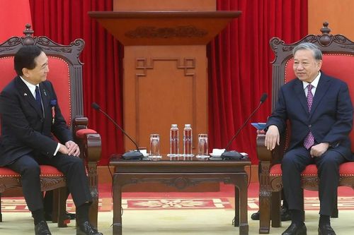 Tổng Bí thư Tô Lâm tiếp Thống đốc tỉnh Kanagawa (Nhật Bản) Kuroiwa Yuji
