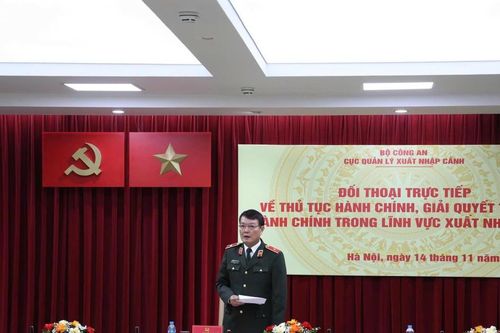 Đối thoại trực tiếp về giải quyết thủ tục hành chính trong lĩnh vực xuất nhập cảnh