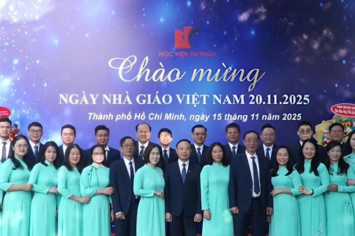 Học viện Tư pháp tổ chức 'Gặp mặt tri ân' Ngày Nhà giáo 20/11 tại TP HCM