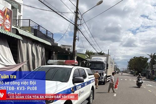 Gia Lai: Xử phạt tài xế ôtô tải đi vào đường cấm, có hành vi chống đối lực lượng làm nhiệm vụ