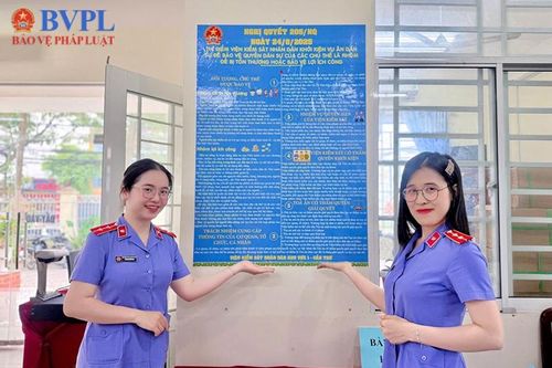 VKSND Khu vực 1 TP Cần Thơ tuyên truyền Nghị quyết 205 của Quốc hội
