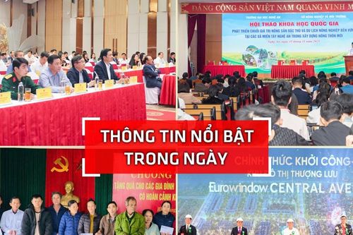 Nghệ An: Thông tin nổi bật ngày 15/11