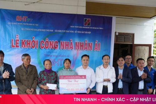 Xây dựng 3 ngôi nhà nhân ái cho hoàn cảnh khó khăn