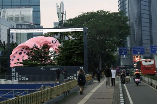 Google ra mắt biển quảng cáo 'xuyên thấu' đầu tiên tại Indonesia