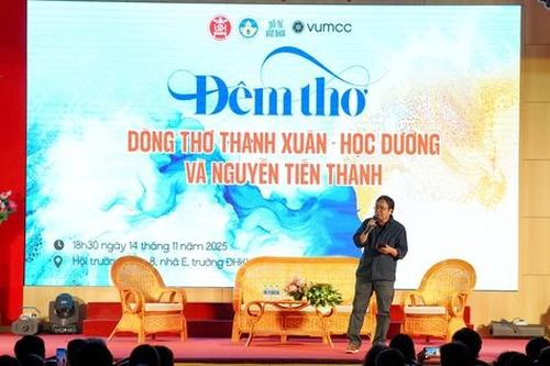 Đêm thơ Thanh xuân - Học đường và Nguyễn Tiến Thanh