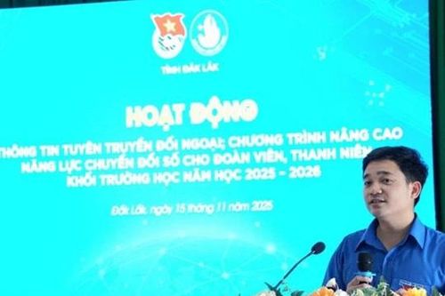 Đắk Lắk tập huấn chuyển đổi số, trang bị kỹ năng số cho 300 đoàn viên thanh niên