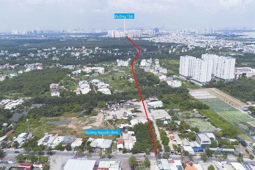 Khu vực sẽ mở đường 1.400 tỷ đồng nối khu đô thị Phú Mỹ Hưng - cầu Cần Giờ