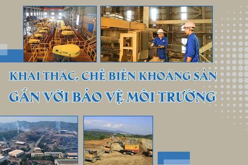 Khai thác, chế biến khoáng sản gắn với bảo vệ môi trường