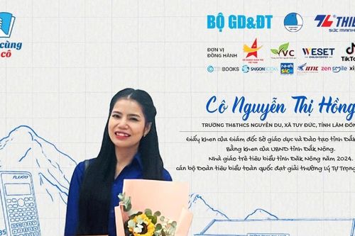 Giáo viên Lâm Đồng được vinh danh tại Chương trình Chia sẻ cùng thầy cô