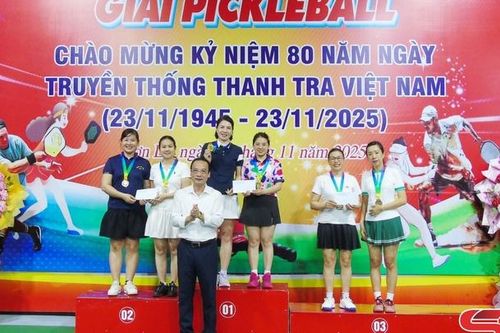 Giải Pickleball kỷ niệm 80 năm Ngày truyền thống Thanh tra Việt Nam