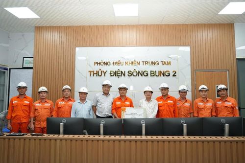Thủy điện Sông Bung: Thăm, động viên người lao động vượt khó đảm bảo dòng điện an toàn, liên tục trong mùa mưa bão