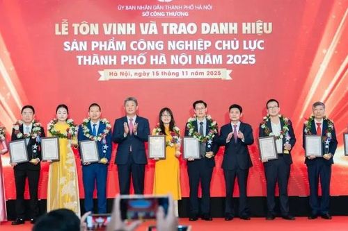 Hà Nội công nhận 35 sản phẩm công nghiệp chủ lực năm 2025