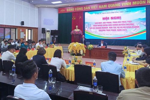 Phường Thục Phán đối thoại, đồng hành cùng doanh nghiệp, hợp tác xã, hộ kinh doanh
