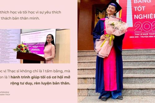 NSƯT Hạnh Thúy tốt nghiệp Thạc sĩ ở tuổi 48, bán xe hơi để học nay mãn nguyện dù 'gầy sọp đi vì sụt 4-5kg'