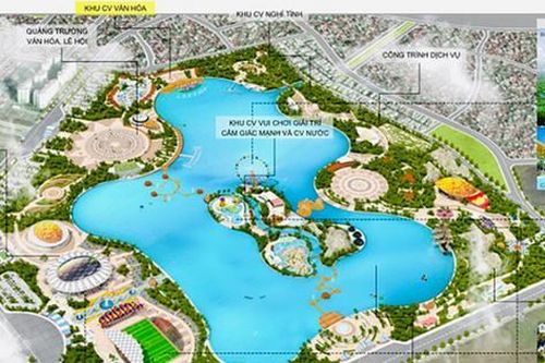 Khu công viên văn hóa - vui chơi, giải trí, thể thao Hà Đông sẽ có quảng trường nhạc nước