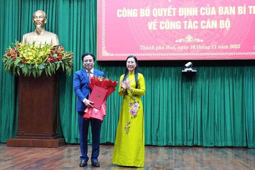 Chủ tịch tỉnh Khánh Hòa được điều động giữ chức Phó Bí thư Thành ủy Huế