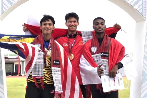 Việt Nam dẫn đầu bảng xếp hạng huy chương ở giải Đông Nam Á, đứng trên Indonesia và bỏ xa Thái Lan