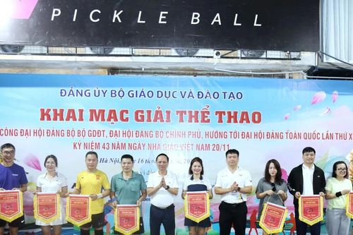 Đảng ủy Bộ GD&ĐT khai mạc giải thể thao kỷ niệm Ngày Nhà giáo Việt Nam