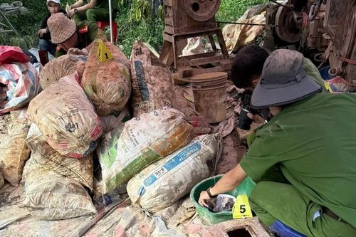 Công an Lâm Đồng tập kích 'vàng tặc', thu giữ 18 cây vàng