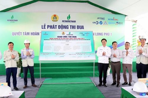 Thi đua quyết tâm hoàn thành Dự án NMNĐ Long Phú 1