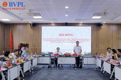 Thẩm định Đề án thành lập Phân hiệu Trường Đại học Kiểm sát tại TP Hồ Chí Minh