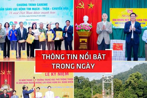 Nghệ An: Thông tin nổi bật ngày 16/11