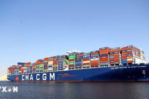 Tàu container khổng lồ đi qua eo Bab al-Mandab và Biển Đỏ an toàn