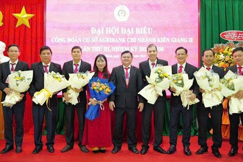 Agribank Kiên Giang II tổ chức thành công Đại hội Công đoàn nhiệm kỳ 2025 - 2030
