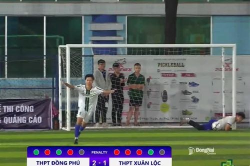 Trường THPT Đồng Phú và Trường THPT Phú Riềng vào chung kết Giải bóng đá học sinh THPT tỉnh