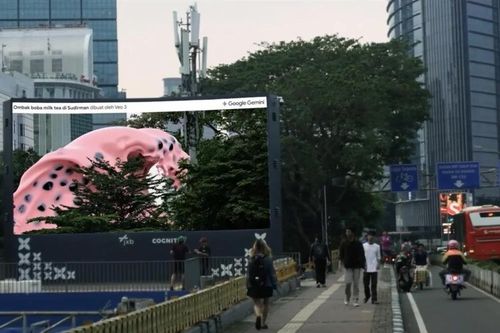 Lần đầu tiên Google ra mắt biển quảng cáo 'xuyên thấu' tại Indonesia
