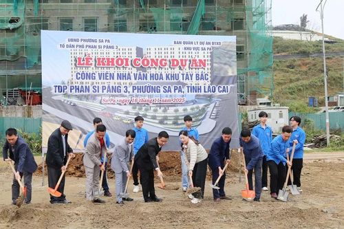 Phường Sa Pa khởi công 2 nhà văn hóa khu dân cư