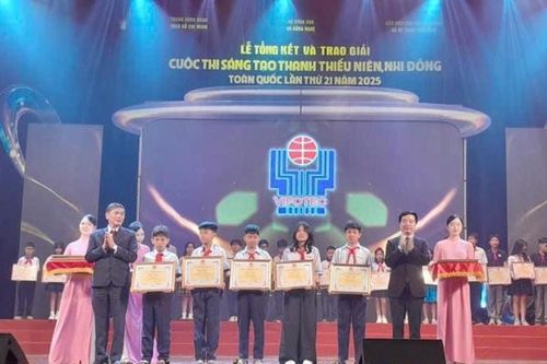 Lâm Đồng đoạt 1 giải Ba, 3 giải Khuyến khích Cuộc thi Sáng tạo Thanh thiếu niên, nhi đồng toàn quốc lần thứ 21