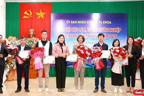 Ngày hội việc làm, tư vấn hướng nghiệp xã Tạ Khoa lần thứ nhất, năm 2025
