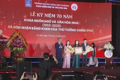 70 năm Khoa Ngôn ngữ và Văn hóa Nga