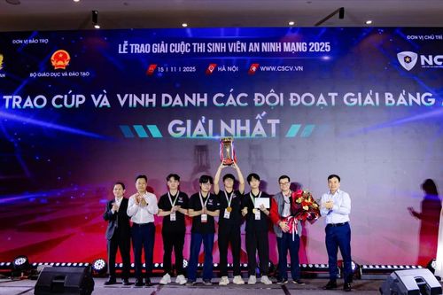 Việt Nam vô địch cuộc thi Sinh viên An ninh mạng 2025