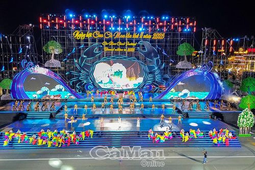 Sẵn sàng cho lễ khai mạc Ngày hội Cua Cà Mau 2025