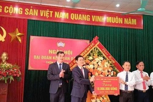 Phó Chủ tịch HĐND thành phố Phạm Quí Tiên dự Ngày hội Đại đoàn kết toàn dân tộc tại thôn 4, xã Hòa Lạc