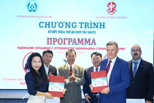 Nâng tầm hợp tác công chứng Việt Nam - Liên bang Nga trong kỷ nguyên số