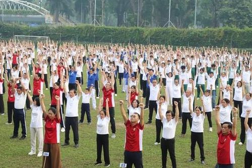 Gần 2.000 người đồng diễn dưỡng sinh vì sức khỏe cộng đồng