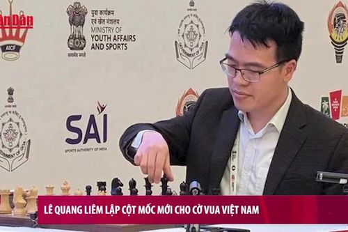 Lê Quang Liêm lập cột mốc mới cho cờ vua Việt Nam