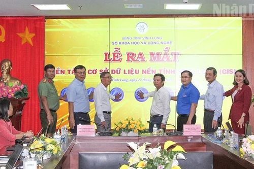 Vĩnh Long ra mắt Nền tảng cơ sở dữ liệu nền (GIS)