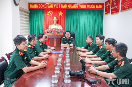 Đại tướng Nguyễn Trọng Nghĩa thăm, kiểm tra các cơ quan, đơn vị thuộc Tổng cục Chính trị tại TP Hồ Chí Minh