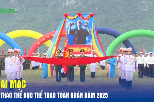 Khai mạc Hội thao thể dục thể thao toàn quân năm 2025