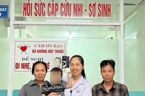 Bé 19 tháng ngừng thở, tím tái được điều dưỡng gần nhà cứu sống ngoạn mục