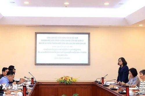 Việt Nam-Lào tăng cường chia sẻ thông tin quản lý báo chí và truyền thông