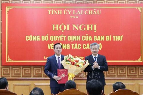 Ông Hà Quang Trung giữ chức Phó Bí thư Tỉnh ủy Lai Châu