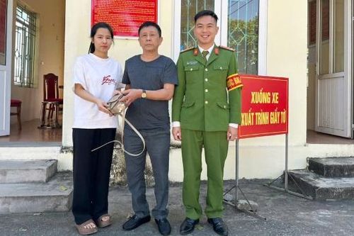 Công an xã Ngọc Thiện nhanh chóng xác minh, trả lại tài sản bị đánh rơi