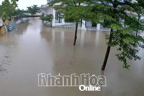 Nhiều địa phương, trường học thông báo cho học sinh nghỉ học vì mưa lớn
